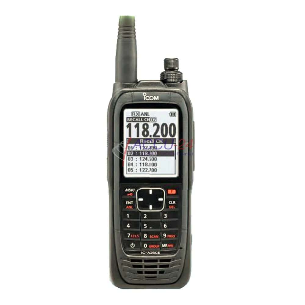 ICOM IC-A25CE #63 8,33/25 kHz VHF Handflugfunkgerät (COM) mit reduziertem Lieferumfang