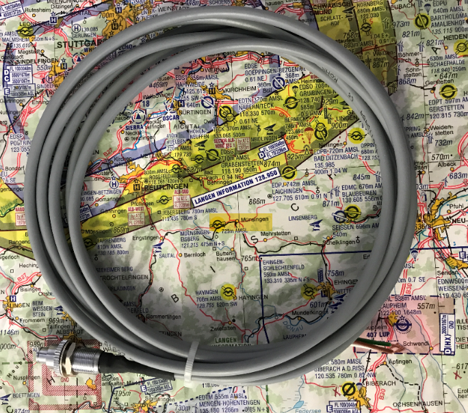 Original PTT-Sprechtaste mit Kabel