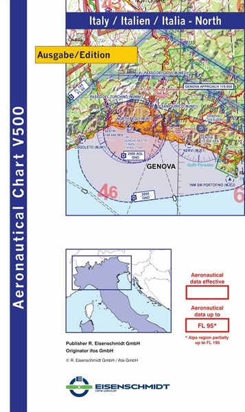 Visual 500 Karte Italien Nord 2022
