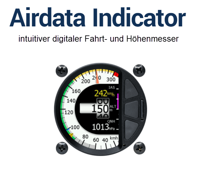 Airdata Indicator - Fahrt- und Höhenmesser 57 mm