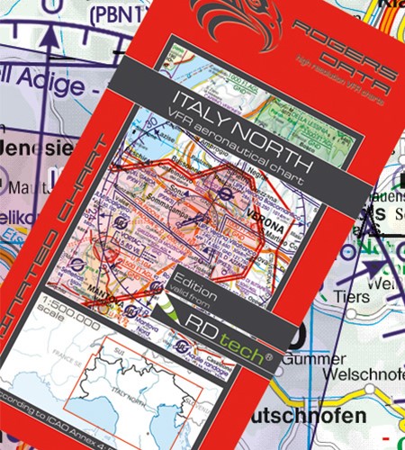 Rogers Data VFR Karte Italien Nord 2022